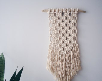 Driftwood Macrame Wall Hanging - SMALL