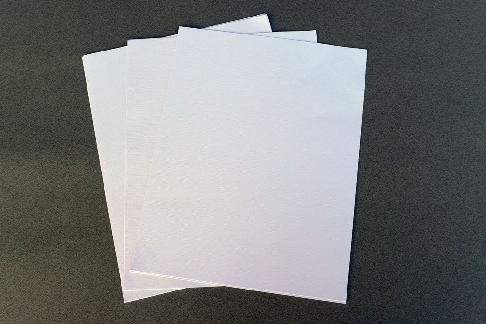 Plain White Stationery Sheets Blank Writing Paper Stationery