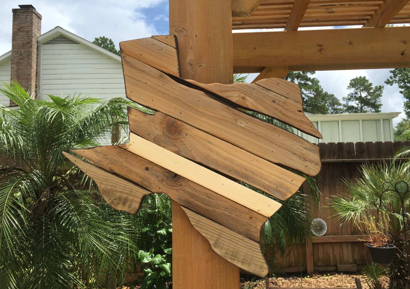 Reclaimed Rustic State of Texas Wood Sign