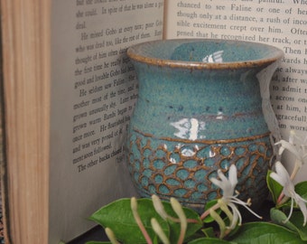 Seafoam Green Hand-thrown Ceramic cup