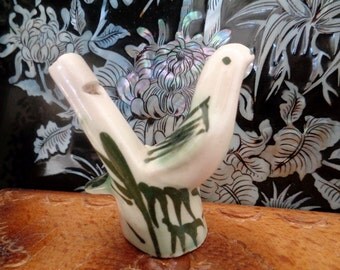 Whistle, Bird Whistle, Whistle shaped Bird, Ceramic Whistle, Ceramic Bird