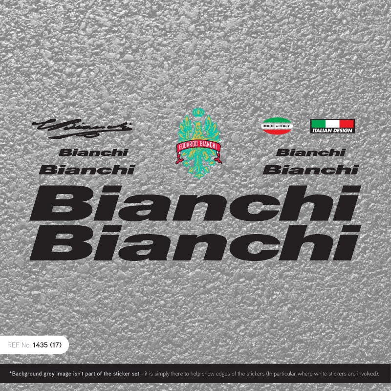 bianchi decals vintage