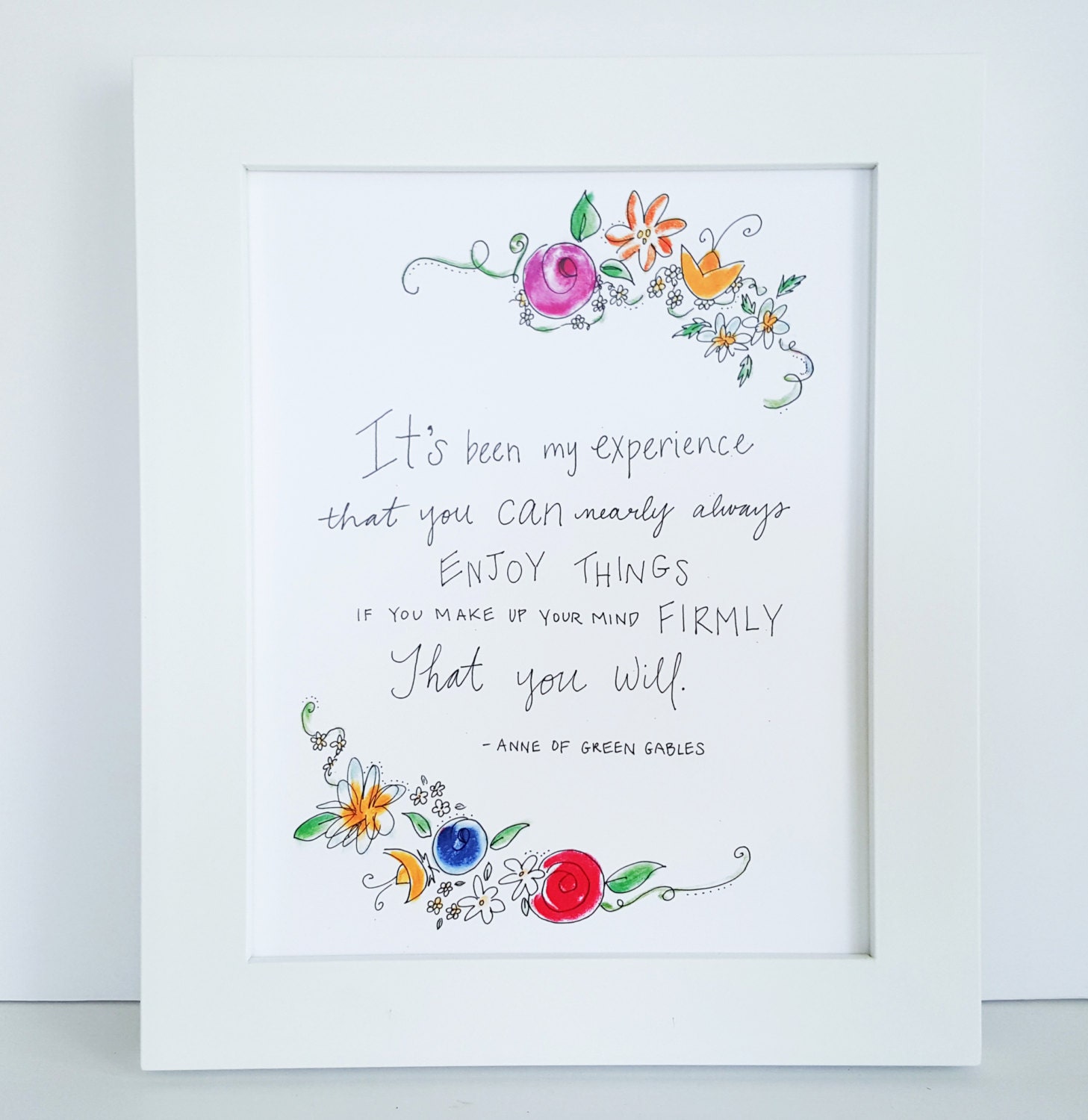 Anne of Green Gables quote Anne of Green Gables print