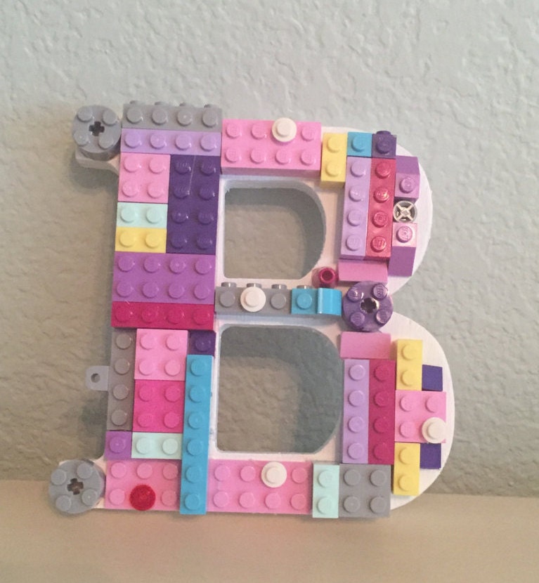 Letter B With LEGO® Bricks Free Shipping