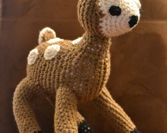 Crocheted Deer, Deer, Handmade Deer, Stuffed Animal, Crocheted Stuffed Animal, Kids Toy, Amigurumi, Gift, Amigurumi Deer, Woodland Creature