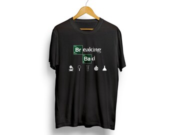 Breaking Bad fan art shirt, Walter white Breakingbad tee Tv series graphic shirt Women or unisex fitted shirt Sizes XS S M L XL XXL