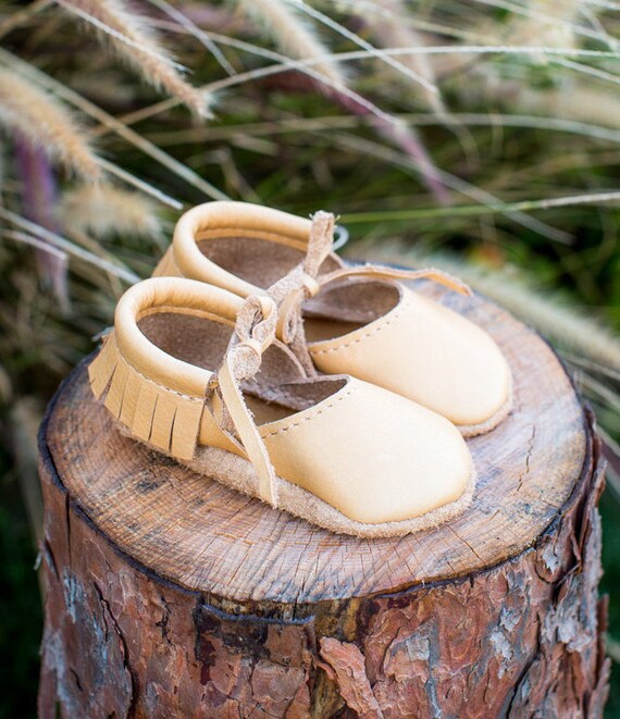 moccasin mary janes