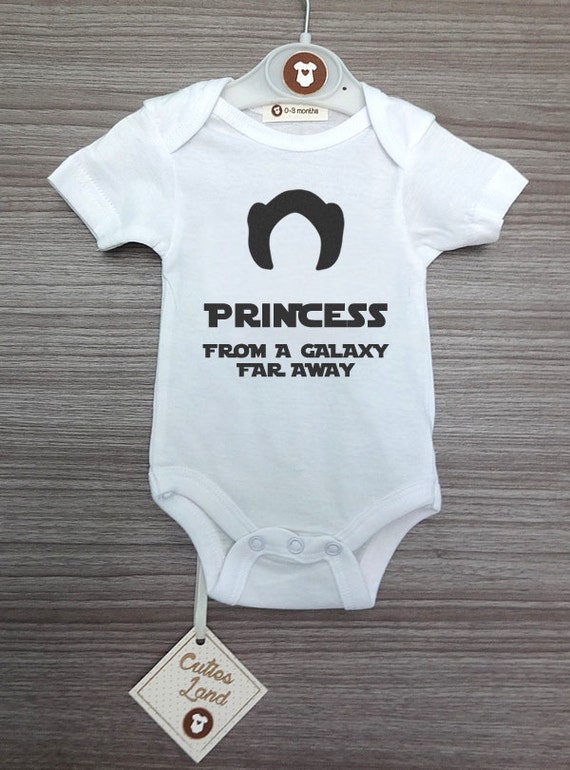 Princess Leia STAR WARS inspired baby girl onesie / bodysuit