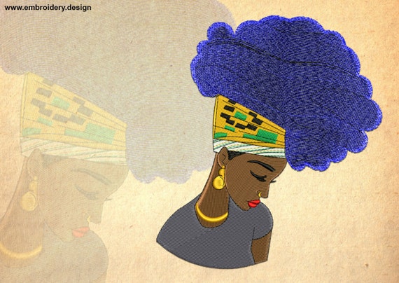 Stylish African embroidery design downloadable 4 sizes