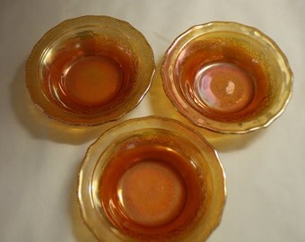 Peach colored glass | Etsy
