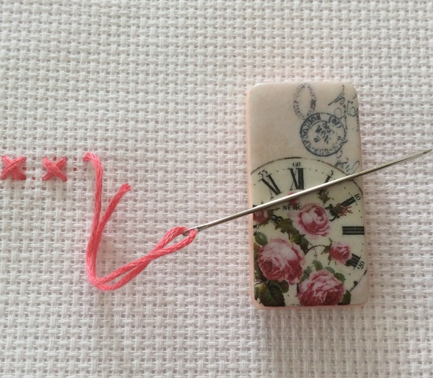 Needle Minder crossstitch Cross Stitch by DaintyDotsDecoupage