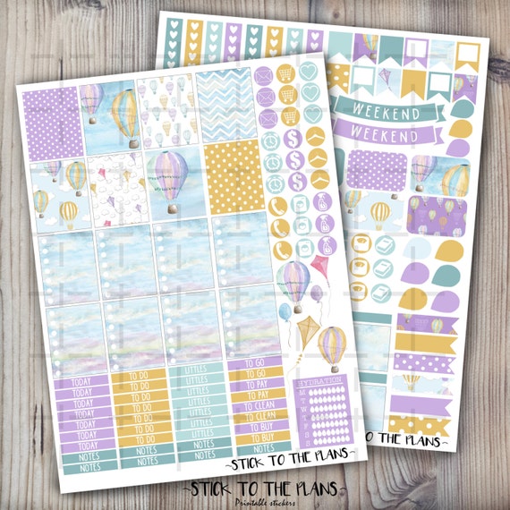 Erin Condren Printable Planner Stickers By Sticktotheplans | clouds printable planner stickers erin condren by Erin Condren Printable Planner Stickers By Sticktotheplans | clouds printable planner stickers erin condren by