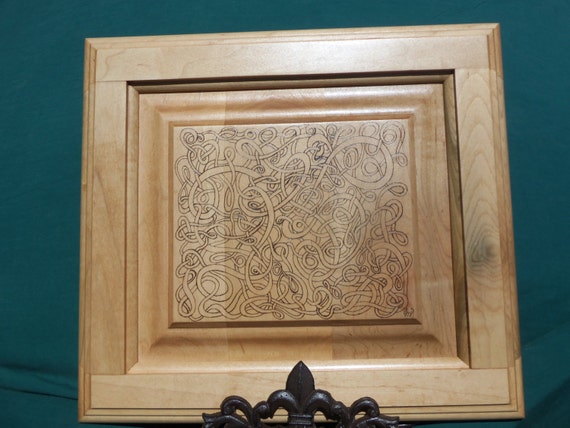 Wood Burning / Wood Engraving / Engraved Wood Picture