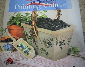 Donna Dewberry's One Stroke Painting-Hardcover Book-painting book-crafting book-how to book-