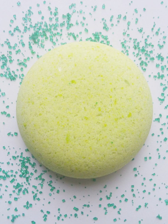 NEON Neon green bath bomb natural bath bomb by hitchandharbor