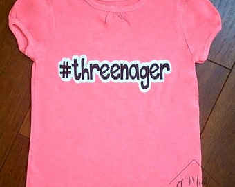 threenager t shirt