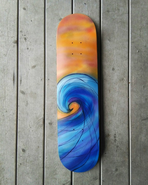 Items similar to HandPainted Skateboard Decks on Etsy