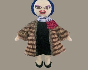 Jinkx Monsoon as Little Edie Felt Doll Rupaul's Drag Race