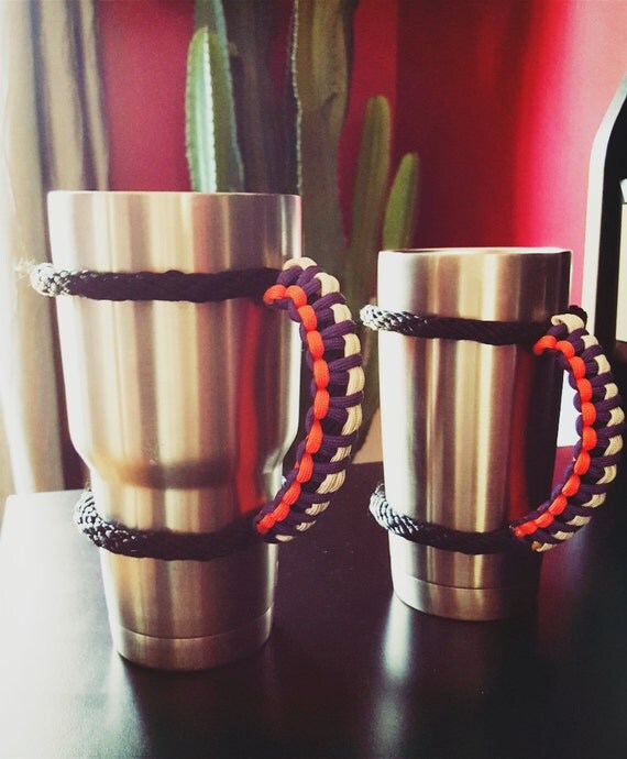 Yeti Cup/Tumbler Holders 550 Paracord customized by ParacordXStore