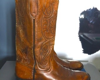 Rios of Mercedes Leather Cowboy Boots