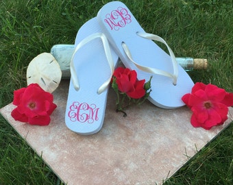 Wedding Flip Flops For Guests | Wedding Flip Flops | Flip Flops For Wedding Guests | Bridal Flip Flops | Bride Flip Flop