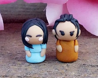 clay couple doll