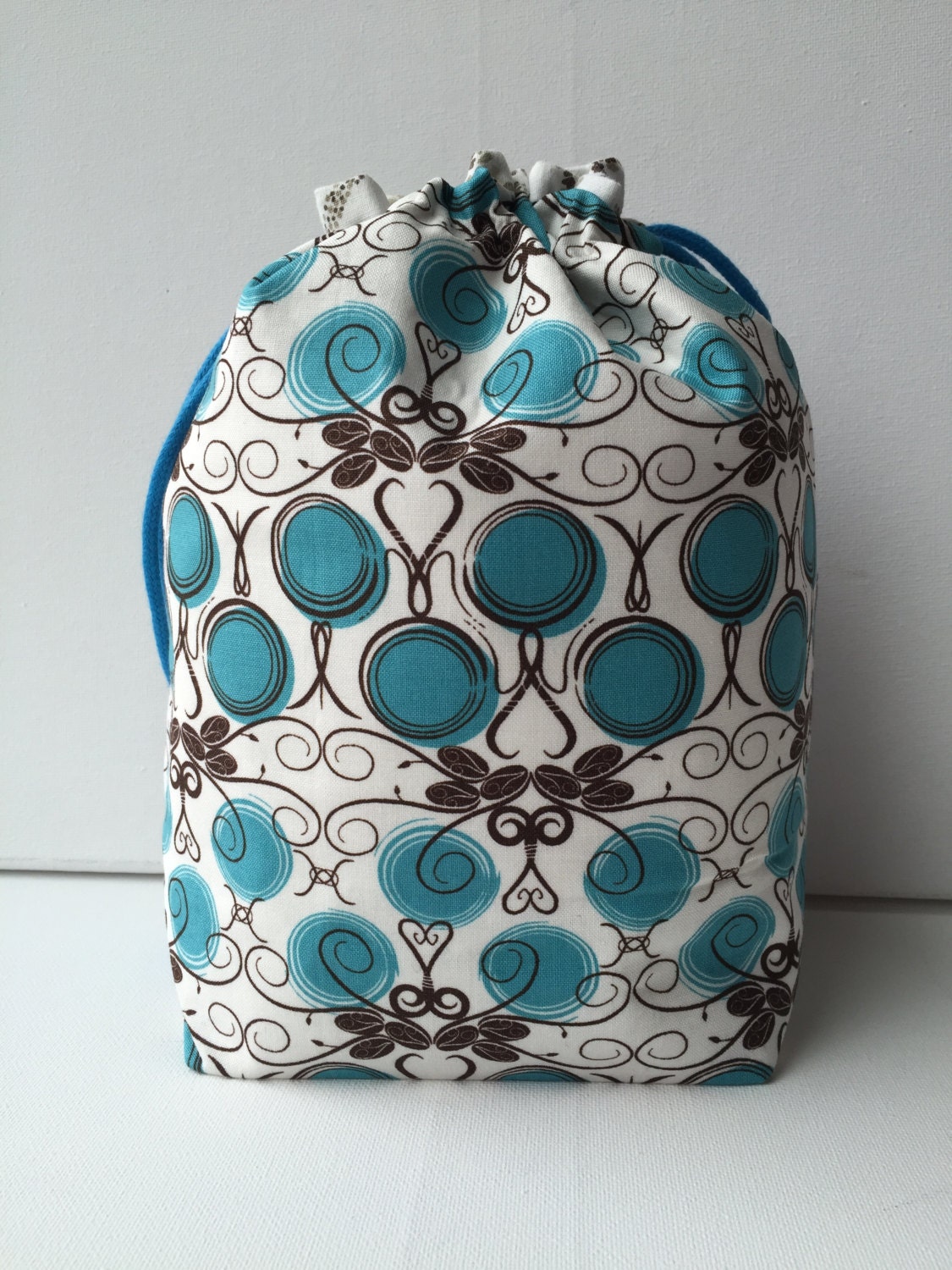 Knitting Project Bag Drawstring Small