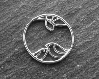 Sterling Silver Birdie Connector 14mm (CG8814)