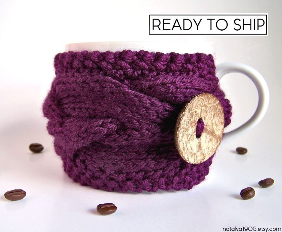 Download Coffee Sleeve Coffee Cup Sleeves Tea Cozy Coffee Cozy Knit Yellowimages Mockups