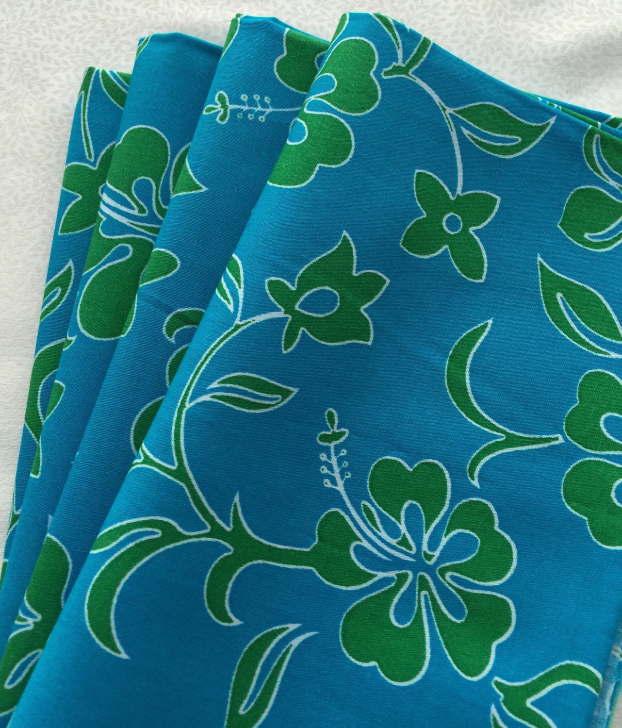 Napkins Fabric Cloth Hawaiian Napkins BBQ by StitchesSayItBest