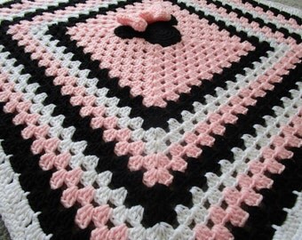 Minnie Mouse Crochet Blanket, Mickey Mouse Crochet Blanket, Minnie Mouse Pillow, Mickey Mouse Crochet Pillow -Instructions included for ALL