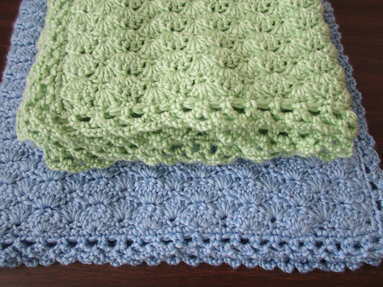 in pattern baby blanket shell crochet Crochet Blanket Scarf, Easy and Pattern Shells Infinity