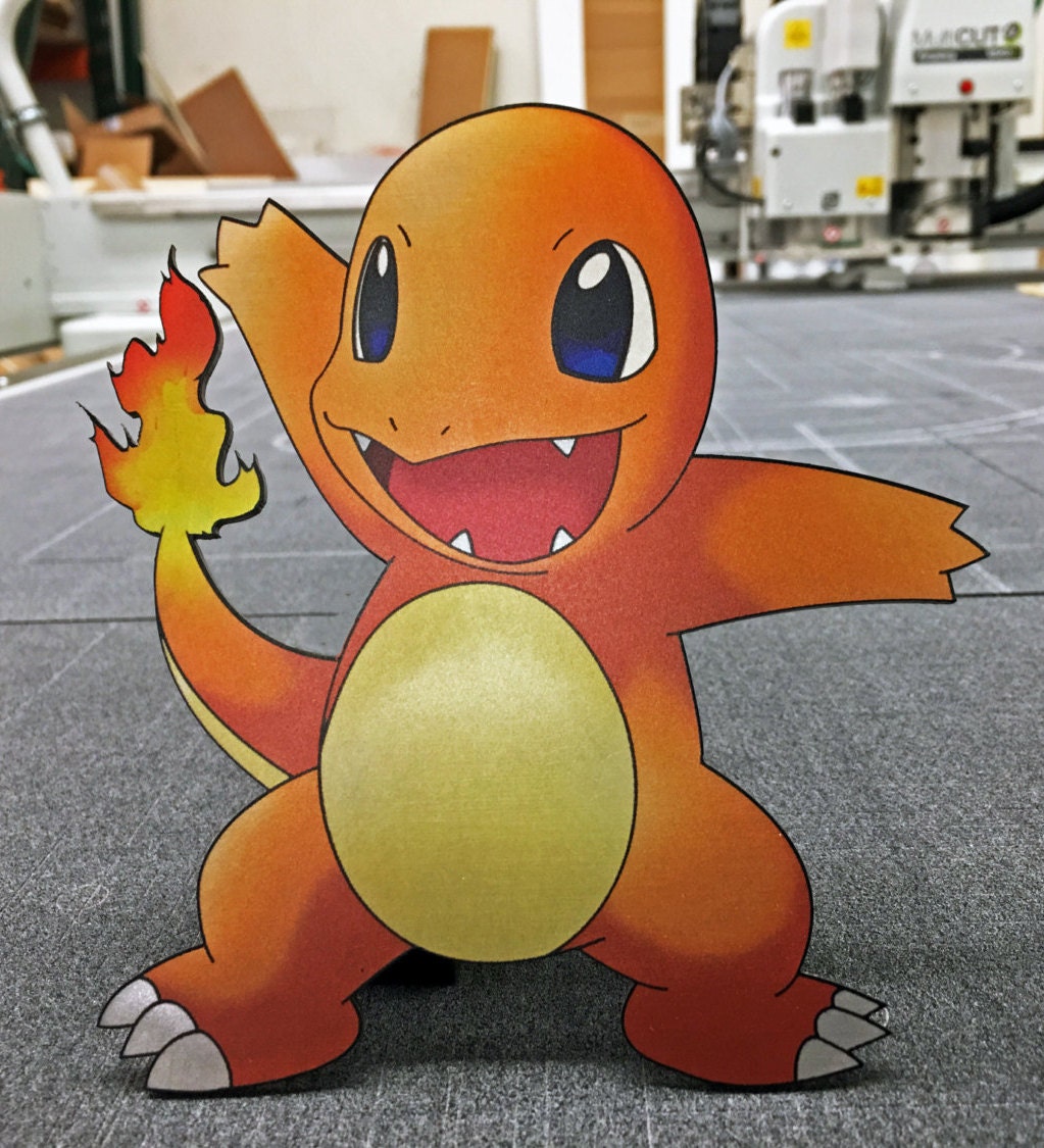 Limited Edition Pokemon GO Charmander Metal Laser Cut and