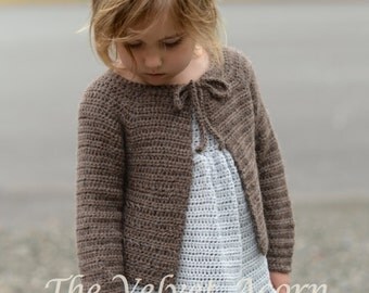CROCHET PATTERN-The Tangent Cardigan (6m, 12/18m, 2, 4, 6, 8, 10, 12, 14, xs, s, m, m/l, l, xl, xxl, 3xl, 4xl)