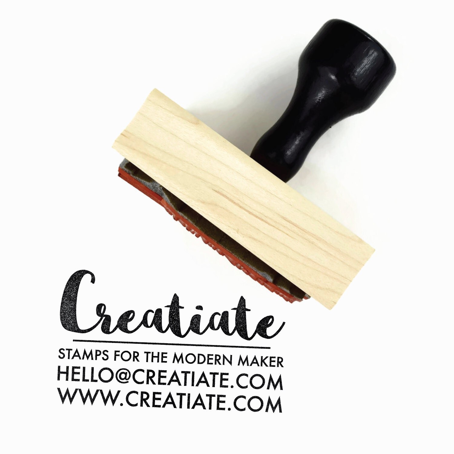 Custom Business Card Rubber Stamp Customized Personalized