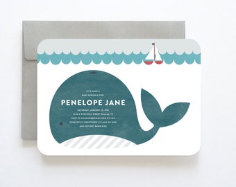 Baby Sprinkle Invitation, Baby Sprinkle Invitation Boy, Nautical Sprinkle Invitation, Nautical Baby, Baby Boy Sprinkle Invitation, Printable