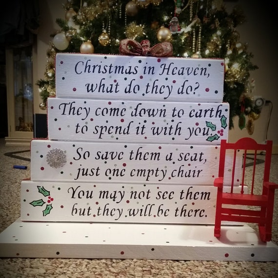 Poem My First Christmas In Heaven Printable