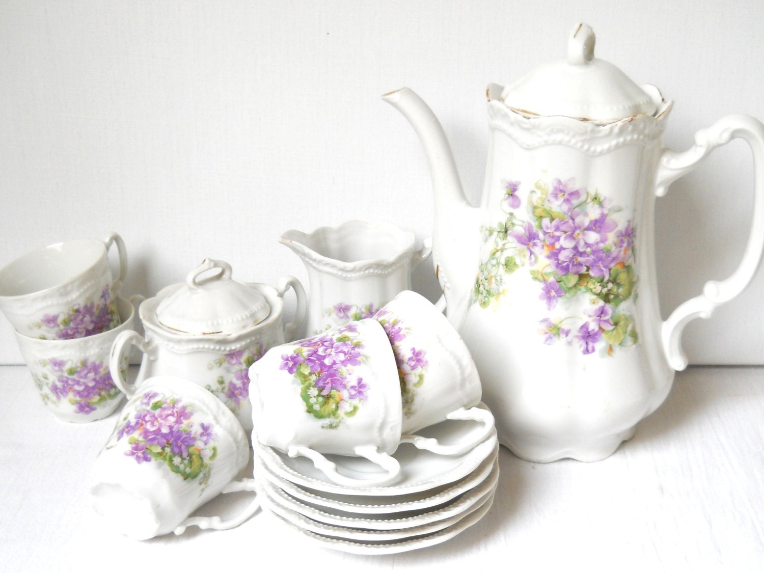 antique french tea set vintage tea service antique tea set