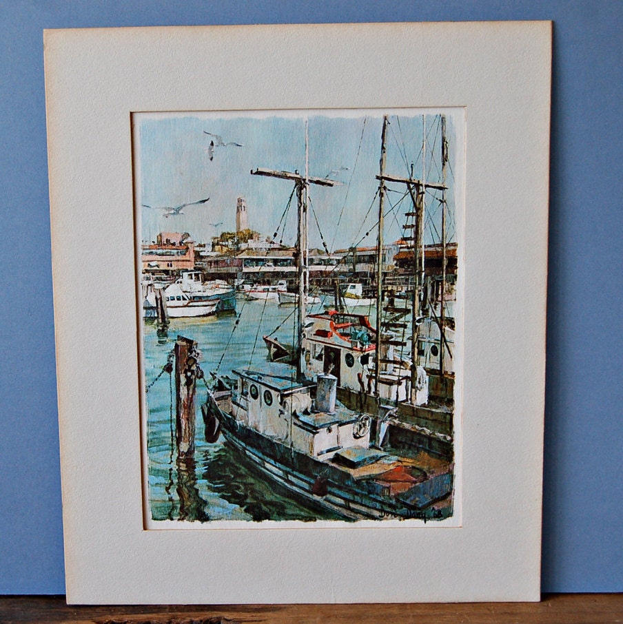 Don Davey Art Print Fisherman's Wharf San Francisco by