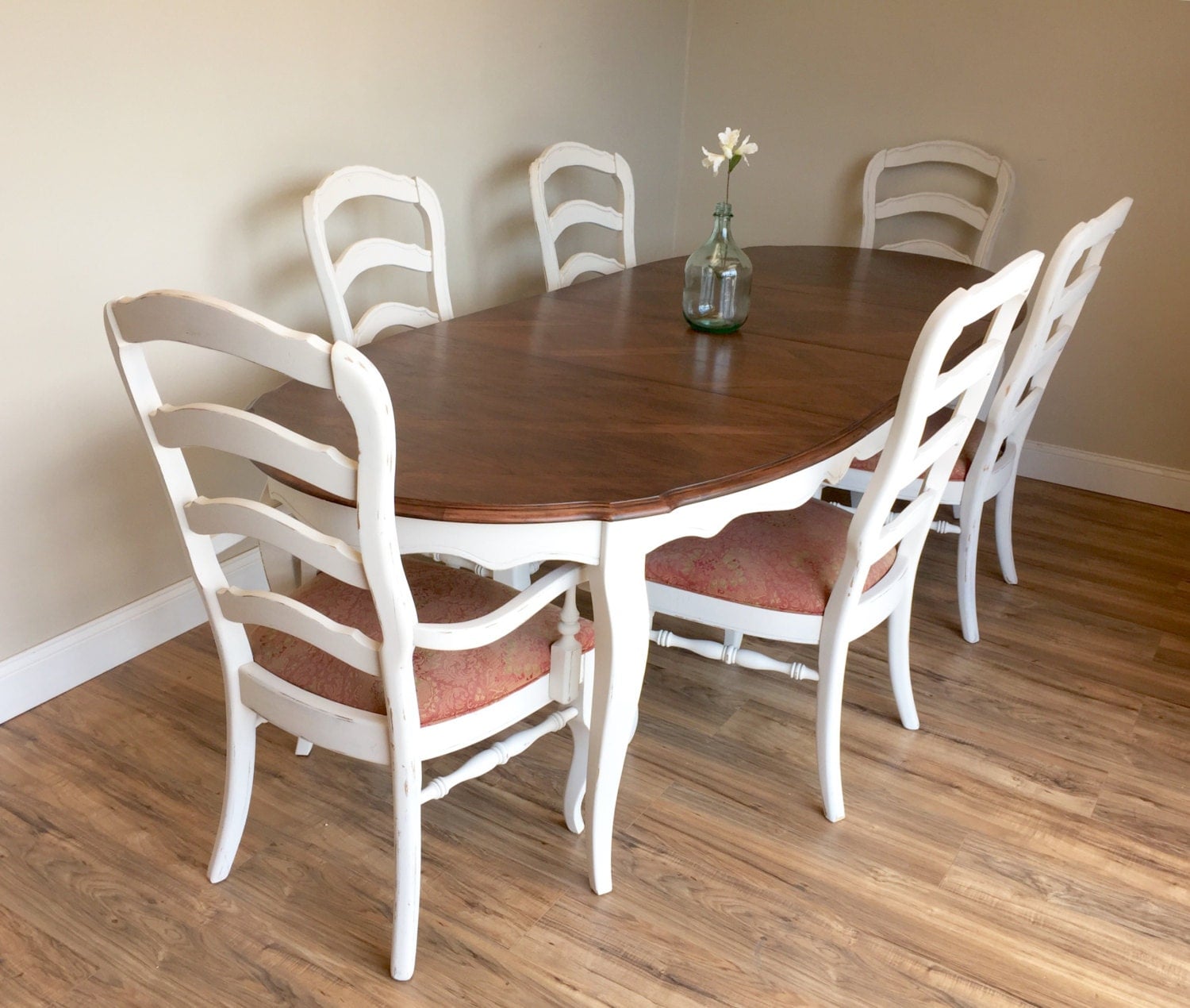 White Dining Set French Provincial Dining Room Set Shabby