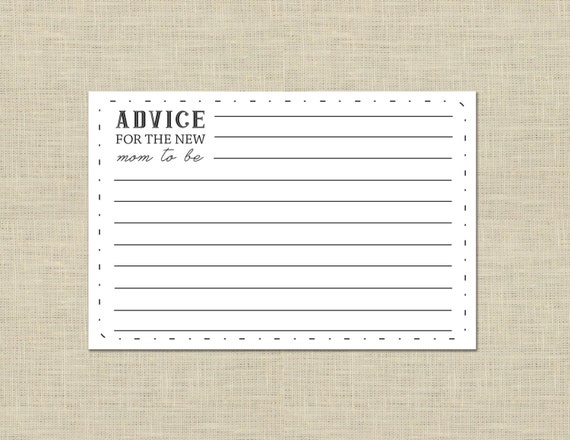 new-mom-advice-card-printable-digital-download-instant