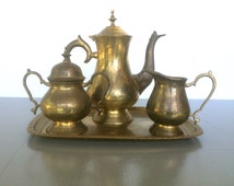 Antique Brass Teapot SML - Vintage/Used