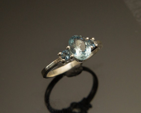 Aquamarine Engagement Ring Aquamarine Santa Maria by Trencheff