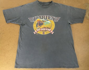 Vintage HARLEY DAVIDSON Tshirt/ Original 1987 by sweetVTGtshirt