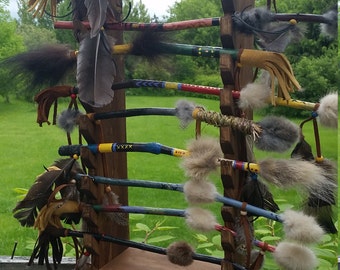 Talking stick, native nature, spirituality, shaman, magic wand. Talking stick, Personal Journey's wand