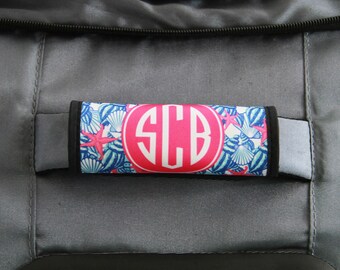 Custom Luggage Handle Wrap Monogram Luggage Wrap Suitcase Finder Personalized Luggage Decor Travel Gifts for Women Custom Monogram Gifts