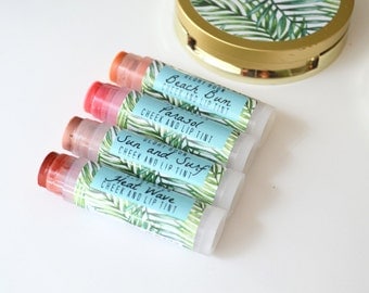 lip and cheek tint, lip balm, tinted lip balm, passport to paradise collection