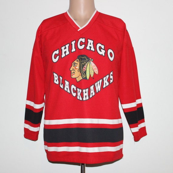 Vintage Chicago Blackhawks Reversible NHL Hockey Jersey Youth