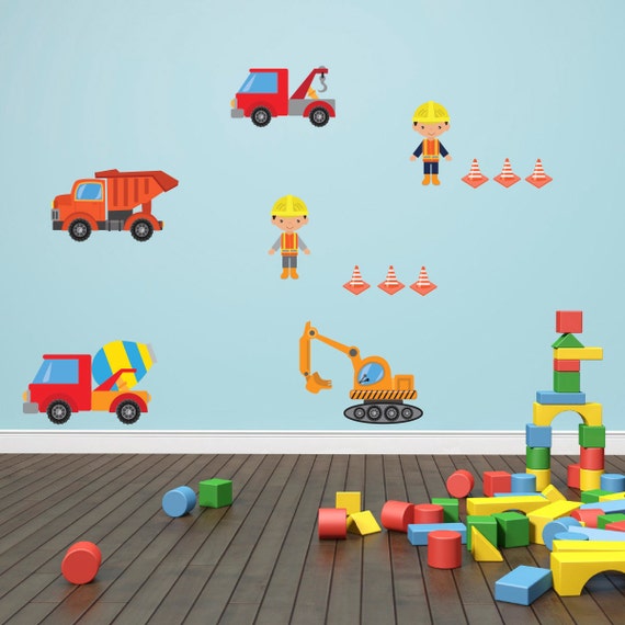 Construction Site Wall Stickers Building Site Wall Decals