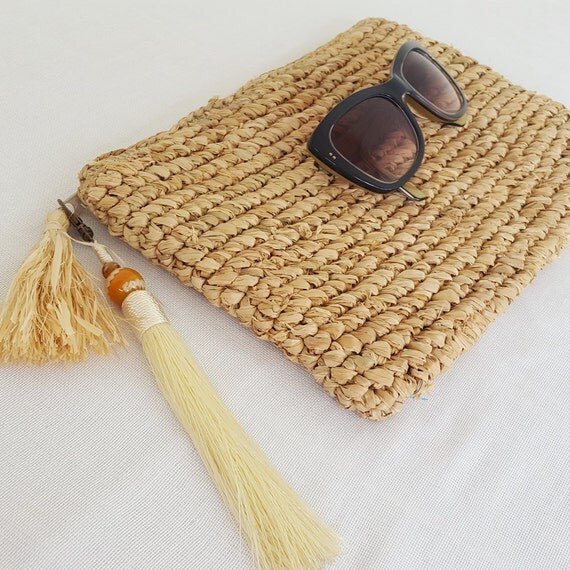 Straw Clutches Handbags IUCN Water